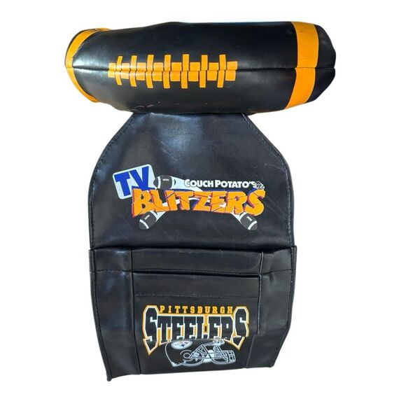 Pittsburgh Steelers Couch Potatoes TV Blitzers VTG Remote Control Holder *Read* - Picture 1 of 8